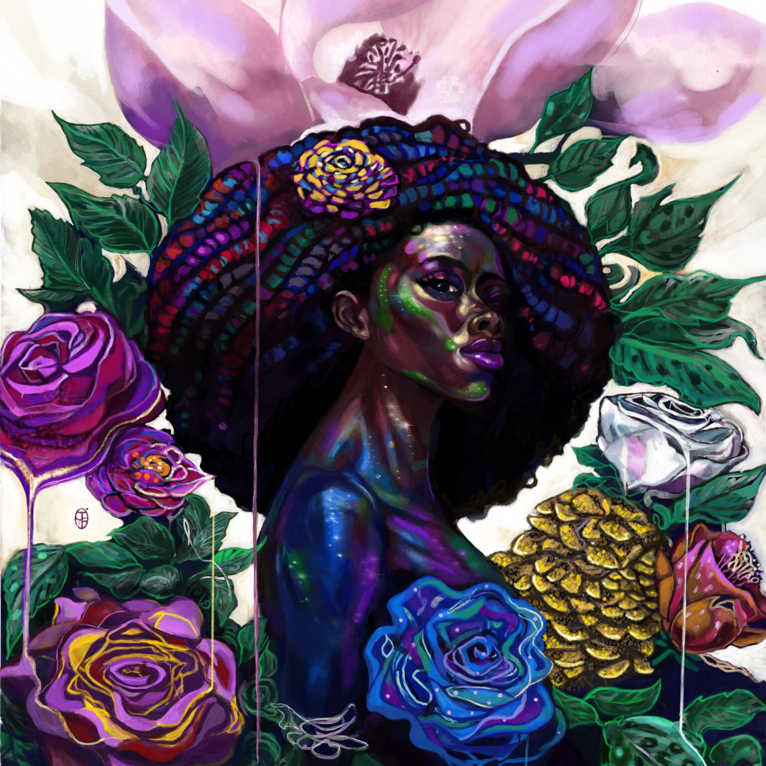 Eden's Bloom artwork by Jason O'Brien on website landing page.